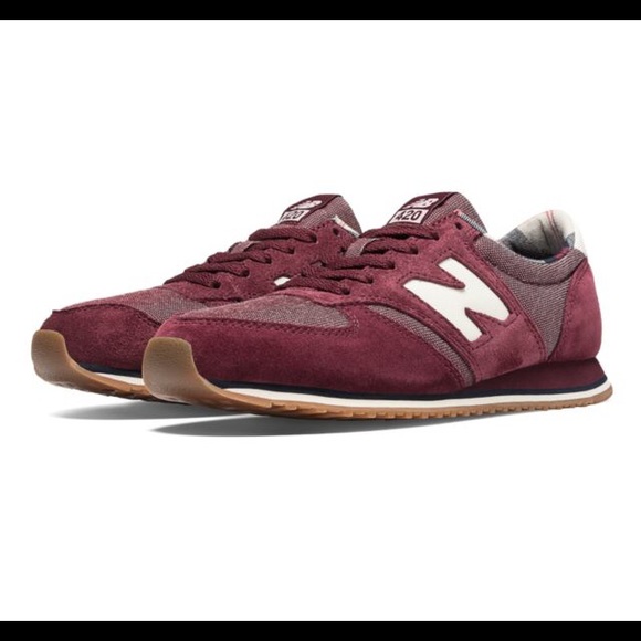 new balance burgundy sneakers